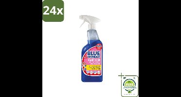 Blue Wonder Kalkreiniger Spray 750 ml - Voordeelverpakking - 24 stuks - Kalkreiniger - Badreiniger