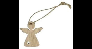 Houten Kadohanger Engel – 5 cm – 24 st