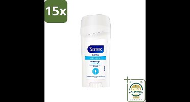 15 x Sanex - Deodorant Stick - Dermo Protector - Huidvriendelijke Formule - 65 ml - Grootverpakking - Huidbescherming - Deodorant Stick - Huidvriendelijk - Zweetbehandeling - Geurbehandeling