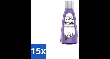 15 x Guhl - Shampoo Mini - Zilverglans & Verzorging - 50 ml - Zilverglans Shampoo - Grijs Haar Verzorging - Gele Tint Neutraliseren - Wit Haar Verzorging - Blond Haar Verzorging