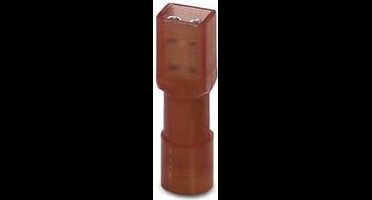 Phoenix Contact 3240535 Blade receptacle Connector width: 2.8 mm Connector thickness: 0.8 mm 180 ° Insulated Red 50 pc(s)