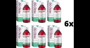 6x Perio-Aid Active Control 0,05% Mondspoelmiddel - Voordeelpakket