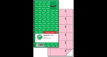 Sigel bonboekje Expres zelf kopiërend 10 5x20cm 360 nrs roze