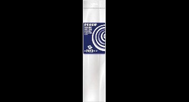 Crepe papier platte vellen - 5x - wit - 250 x 50 cm - Knutselen met papier - Knutselspullen