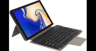 Gecko Covers Keyboard Cover QWERTY Samsung Galaxy Tab A 10.5 (2018) tablethoes - Zwart