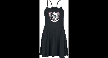 The Nightmare Before Christmas Jack Skellington - Heart Dames Mini-jurk - zwart - L