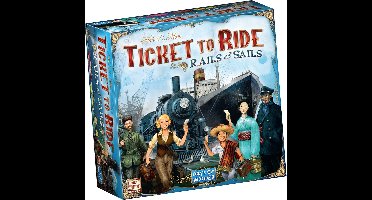 Ticket to Ride Rails & Sales - Nederlandstalig Bordspel - Trein & Scheepvaart