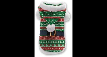 Plenty Gifts Kerst Hondenjas - Gestreept - L