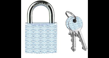 Hangslot masterlock 30mm golven motief