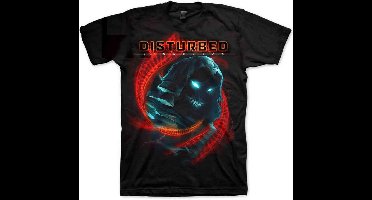 Disturbed - DNA Swirl Heren T-shirt - S - Zwart