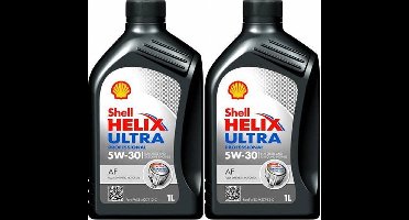 Shell Aanbieding: 2 X Helix Ultra Professional Af 5W30 1L