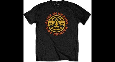 Alice In Chains - Pine Emblem Heren T-shirt - L - Zwart