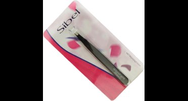 Sibel - Epileerpincet - Recht - Zwart