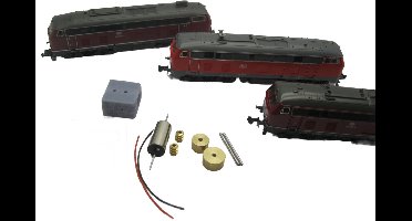 micromotor NF032C Klokankermotor ombouwset voor Fleischmann V 160 BR 210 BR 218