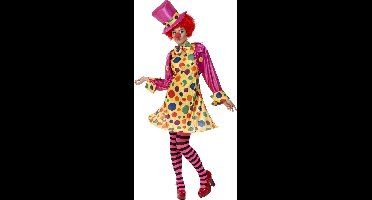 Clown Lady verkleedkostuum - Maat XL