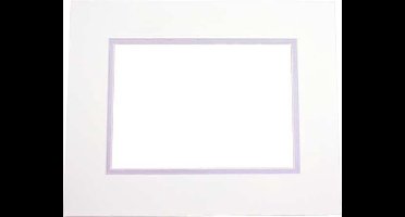 Passepartout Dubbeldik Ivoor/Zilver 45,7x61cm (10 stuks)
