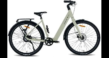 VOGUE Motion - Elektrische Fiets - 28 inch - 250W motor - Actieradius tot 90 km - Automatische 2 versnellingen - 360Wh accu - Matt Sand White