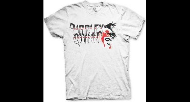 DC Comics Batman Heren Tshirt -2XL- Harley Quinn Wit