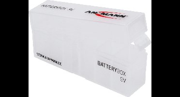 Ansmann Opbergdoos voor maximaal 6x 9V blokbatterijen en oplaadbare batterijen