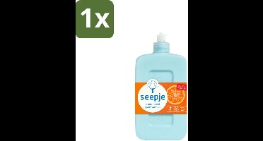 Seepje - Afwasmiddel - Krachtige Reiniging - Versgeperste Sinaasappel Geur - 500 ml - 1 stuk