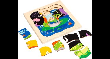 Groeipuzzel - kikker - Educo
