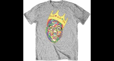 Biggie Smalls - Crown Kinder T-shirt - Kids tm 4 jaar - Grijs