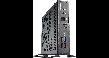 Shuttle XPC slim Barebone DS50U3, Intel i3-1315U, 2x LAN (1x 2.5Gbit ,1x 1Gbit), 1xCOM,1xHDMI,1xDP, 1x VGA, ventilatorloos , 24/7 permanent gebruik