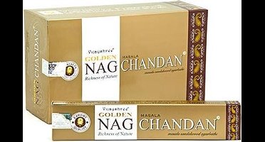 Wierook Golden Nag Chandan - 15 g - (9st.)