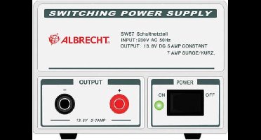 Albrecht SW57 - Schakelende Voeding - 5-7 Ampère - Compact - Voor Communicatie