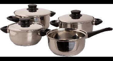 Kookset 4dlg RVS bakeliet grp