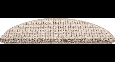 Trapmat Berlijn beige 17*56 cm set 15 stuks