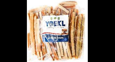YOEKL Kip en Vis Strips - 400 Gram - Hondensnacks - Hondensnoepjes - Hondensnacks Gedroogd