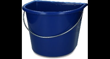 Vplast Emmer met vlakke kant 15 liter Blauw