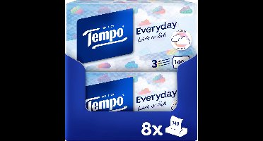 Tempo tissues - Everyday - XXL box - 8 x 140 stuks = 1120 zakdoekjes
