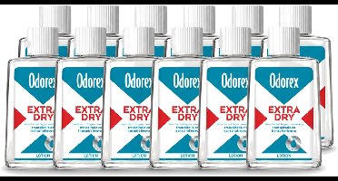12 x Odorex - Deodorant Lotion - Extra Dry - Tegen Overmatig Zweten - 50 ml - Voordeelverpakking - 12 stuks
