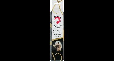Excellent Horse Grooming Brush L - Paardenborstel - Multifunctionele paardenborstel - Paardenkam - Verwijderd losse haren en masseert - Zwart