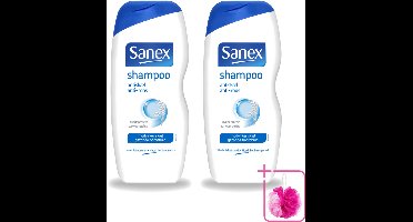 2 x Sanex - Shampoo - Anti-Roos - Tegen Schilfers - 250 ml - Bulkverpakking - Anti-roos shampoo - Schilfers shampoo