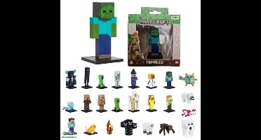 Mojang Minecraft Toppeez Surprise figuur - 1 exemplaar - 6 cm groot - Verzamelbaar action figuur - Videogame Merchandise