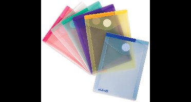 Tarifold documentenmap Collection Color voor ft A6 staand (11 | 4 x 15 | 8 cm) | pak van 6 stuks | geassorteerd
