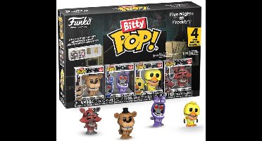 Five Nights At Freddy's Withered (Bitty Pop!) vinylfiguurtjes (Set van 4) Unisex Funko Bitty Pop! - Neutraal - Standard