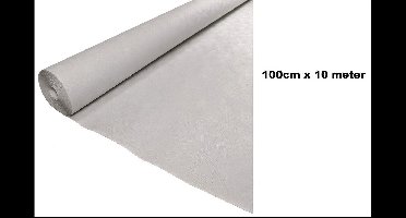 1x Tafelkleed op rol wit met relief papier 100cm x 10meter - Zelf op maat te knippen - word geleverd in ingepakte rol van 10 meter - food festival eten fun thema feest party diner kerst