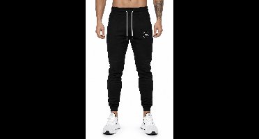 MW® - Trainingsbroek Heren - Joggingbroek Heren - Lange Trainingsbroek - Fitnessbroek - Zwart XXL