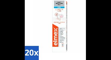 20 x Elmex - Tandpasta - Caries Protection Plus - Complete Care - 75 ml - Tandpasta - Cariësbescherming - Tandglazuur - Remineralisatie - Tandvleesbescherming
