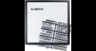 Letterbord - 188 letters van 2,5 cm - wit