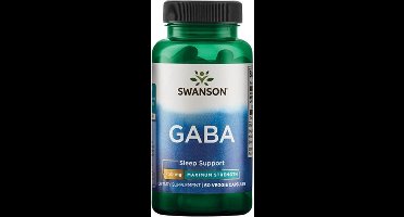 Swanson | GABA 750mg | 60 Capsules | 1 x 60 capsules