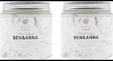 BEN&ANNA - whitening tandenpasta met fluoride - 2 pak