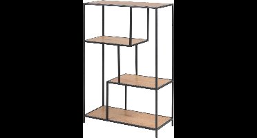 Honkytonk Boekenkast 114cm - asymmetrisch Wild eiken