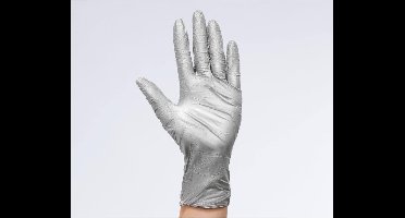 Comforties Soft nitril Glamour Zilver 100 stuks Maat: S Comforties - Roze - Nitril