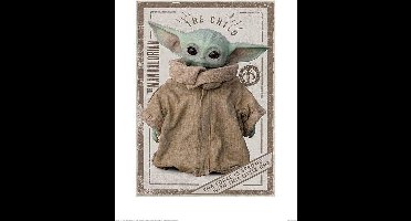 Pyramid Poster - Star Wars The Mandalorian The Child - 40 X 30 Cm - Multicolor