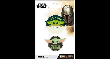 Star Wars: The Mandalorian - Grogu Metallic Pin Badge